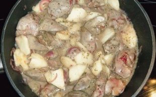 Тушенное в молоке баранье легкое Тушенное в молоке баранье легкое кухня, национальная, россия